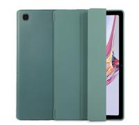 kuaijiexiaopu Tablet Accessories, Honeycomb Soft Rubber Back Case, Tri-fold Silicone Leather Stand Case compatible with Samsung Galaxy Tab S10/S9 Plus/FE+ 12.4 inch(Dark Green,S9 Plus 12.4 inch)
