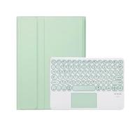 kuaijiexiaopu Touchpad Detachable Keyboard Case, PU Leather Cover compatible with Samsung Galaxy Tab A7 10.4 inch 2020 SM-T500 SM-T505(Green)