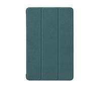 kuaijiexiaopu Tri-fold Portable Hard Case, Flip PU Leather Stand Cover compatible with Lenovo Xiaoxin Pad Pro 11.2 inch 2022 Tb-132FU(Dark Green)