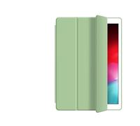 kuaijiexiaopu Tri-folding Solid Colour Magnetic Soft Shell, Flip Leather Protective Case compatible with VIVO Pad 3 Pro 13 inch(Mint green)