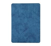 kuaijiexiaopu Y-fold Foldable Flip Case with Pen Slot, Retro Cloth Texture Protective Cover compatible with iPad Pro 11 2024/2025 11 inch(Retro Dark blue)