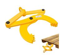 kuailebuy Pallet Puller,3T/6600 LBS Capacity Pallet Jack Puller,Heavy Duty Single Scissor Clamp for Forklift Chain,Pulling Pallets,6.7 Inch Jaw Opening