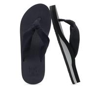 KuaiLu Flip Flops Women Arch Support Yoga Mat Comfortable Summer Beach Walking Thong Cushion Sandals Slip on Outfits Travel Essentials Orthotic Slides Indoor Outdoor Slippers Shoes Black 7