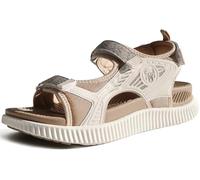 KuaiLu Sandals Womens Orthopedic Walking Ladies Recovery Sport Thick Athletic Cushion Outdoor Hiking Water Sandles Adjustable Strap Sandals Comfortable Plantar Fasciitis Arch Support Beige 6