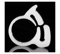 Kuaizi 20Pcs Hose Pipe Elastic Clamp Kit M90 Plastic Ratchet Tubing Cable Clip Fastener Adjustable Spring Fuel Oil Water CPU Tube Clamp Jingxin(34-37mm)