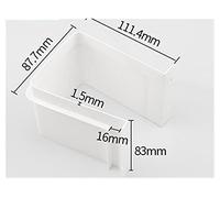 Kuaizi Plastic U Shape Under Sink Basin Drain Pipe Bath Cabinet Drawer Pull Out Bottotm Cutout Cover Recessed U Drainage Grommet Jingxin(2)