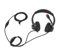KuaJiGo 2.5mm Business Headset, Binaural Corded Headset with HD Mic, Plug and Play for Home Office Call Center Telemarketing, Compatible with 2.5mm Jack Devices