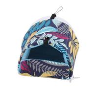 KuaJiGo Hamster Bed Soft Warm Hanging House, Small Pet Cage Bed with Removable Washable Fleece Liner, Cozy Hammock Nest for Hamsters Guinea Pigs Rabbits Birds Sugar Gliders (14 * 12CM)