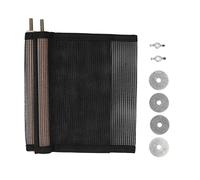 KuaJiGo Hamster Mesh Breathable Bed, Double Layer Parrot Mesh Hammock, Summer Pet Hanging Bed with Spacers and Wing Nuts, Soft and Skin Friendly for Small Pets Like Hamsters and Parrots (Black Mesh)