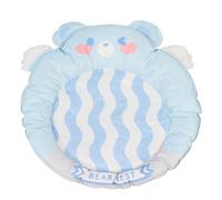 KuaJiGo Summer Pet Cooling Mat, Dog and Cat Cooling Pad with Non Slip Bottom, Soft Self Cooling Fabric for Dogs Cats, Promotes Relaxation and Sleep on Hot Days (M)