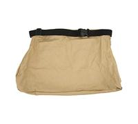 KuaJiGo Waist Mounted Picking Bag, Fruit Storage Pouch with Adjustable Belt, Foldable Oxford Cloth Harvesting Apron for Foraging Berries Mushrooms Fruits Outdoor Gardening (Khaki)