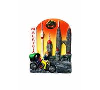Kuala Lumpur Malaysia Refrigerator Magnet Souvenir Fridge Decoration Magnetic Sticker Hand Painted Craft Collection