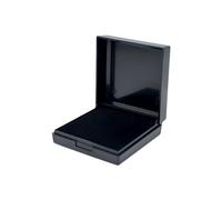 Kualitas 6x Square Hinged Jewellery Gift Boxes For Pendant Earrings Bracelet Anklet Necklace With Black Foam Padded Insert 56mm x 56mm x 21mm Minimalist, Modern