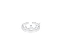 Kualitas Genuine 925 Sterling Silver Crown Toe Adjustable Ring