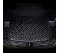 KUANDEDIAN Car Leather Boot Mats for Jaguar XJ 2005-2008, Rear Trunk Cargo Tray Protector Liners Carpets Mats Anti Scratch Interior Accessories,A/Black