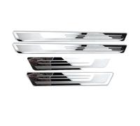 KUANDEDIAN for Seat Ateca 2020 2021 2022 2023 2024 Stainless Steel Car Door Sill Protector Strips Anti-Scratch Kick Plates Scuff Guard Threshold Cover Styling Accessories,A/Type~A