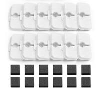 KuangBiao 12-Pack Replacement Filters for Petlibro Dockstream Cat Water Fountain PLWF005/PLWF115, Ultra Quiet Pet Fountain Filters