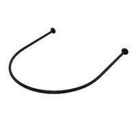 KUANGGE Fitting Room Curtain Rod U-Shaped - Fitting Room Curtain Rod For Clothing Stores - Bathroom Curtain Rod - Semicircle Ring Shelf For Wall Mounting