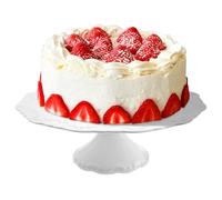 Kuanght 10inch Ceramic Cake Stand for Cupcakes, Donuts, Snacks and Cookies, Vintage Cake Display Platter for Wedding, Baby Shower, Birthday Party Decor