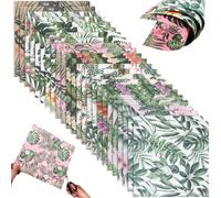 Kuanght 24 Sheets Scrapbook Paper 30x30cm, Double Sided Floral Craft Papers, Decorative Craft Paper Flower Pattern Decoupage Papers for Scrapbooking, Card Making, DIY Projects and Gift Wrapping