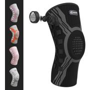 Kuangmi Knee Brace for Support - Adjustable Compression for Arthritis, ACL, Meniscus Tears - Relieves Knee Pain for Men, Women, Sport & Exercis, B-R-2XL