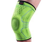 Kuangmi Knee Brace Support for Arthritis, Joint Pain, Ligament Injury, Meniscus Tear, ACL, MCL, Tendonitis, Injury Recovery, Sports (Upgraded Green, XL)
