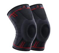 Kuangmi Knee Brace Support for Arthritis, Joint Pain, Ligament Injury, Meniscus Tear, ACL, MCL, Tendonitis, Injury Recovery, Sports (Upgraded Blue-Pair, XL)