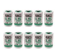 KUANMAI 10pcs LS14250 LS 14250 1/2 AA 1/2AA 3.6v Lithium Batteries for Original Gas/Water/Electric Meter
