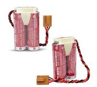 KUANMAI 2Pcs ER17/50 3.6V Battery Pack for maxell ER17/50 Use for Kawasaki Robot MD500N 50750-1018 Battery