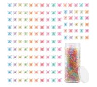 KUAOOAUK 150 PCS Butterfly Hair Clips, Mini Cute Hair Accessories for Women and Girls, Sparkly Tiny Claw Clips with Box, 90s Beautiful Hair Clip in 8 Assorted Colors for Toddler Baby