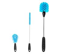 KUAOOAUK 3 Pack Bottle Brush, Flexible Cleaning Brushes with Long Handle, Kettle Spout/Lid/Straw Cleaner Brushes For Water Bottles Baby Bottle Glassware Mugs Vase Hydro Flask