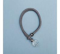 KUARWDVF Curtain Tassel Tiebacks, Crystal Curtain Strap Magnet Buckle Without Punching Installation Simple Hemp Rope tiebacks(Dark gray,1 Pcs)