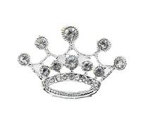 KUARWDVF Resin Button, 5 Pieces Crystal Crown Rhinestone Buttons Flatback Embellishments for Crafts Wedding Invitation Decoration Alloy Diamond Jewelry Making(Gold)