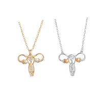 KUATBVL 2pcs Necklace Set for Doctors and Nurses Amulet Hanging Pendant Jewelry Medical