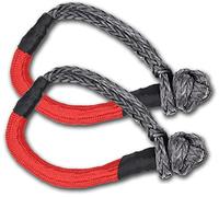 KUBAKA Synthetic Soft Shackle 1/2" X 24 Inch Rugged Off Road Shackles (41,000 lbs) Maximum Break Strength with Protective Sleeve for Off-Road Towing ATV Recovery