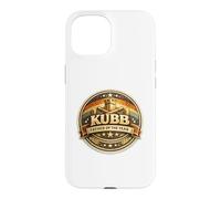 Kubb Father of the Year Viking Chess Lawn Game Player Gift Case for iPhone 15