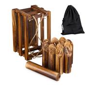 Kubb game Portable 2-6 Players Kubb Viking Game Outdoor Throwing Game