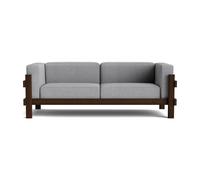 Kube 3-Seater Sofa Dark Brown/Remix 143