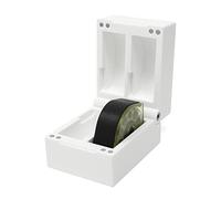 Kube3d Magazine Case Compatible with: Air Arms S310 S410 S510 TDR Galahad Magazines - Hard Plastic Protective Cover, Flip Lid Magnetic Box For Air Rifle Storage and Safety (White, Fits: 4 Magazines)