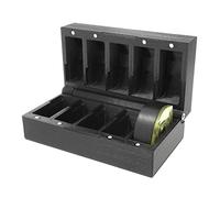 Kube3d Magazine Case Compatible with: Air Arms S310 S410 S510 TDR Galahad Magazines - Hard Plastic Protective Cover, Flip Lid Magnetic Box For Air Rifle Storage and Safety (Black, Fits: 6 Magazines)