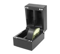 Kube3d Magazine Case Compatible with: Air Arms S310 S410 S510 TDR Galahad Magazines - Hard Plastic Protective Cover, Flip Lid Magnetic Box For Air Rifle Storage and Safety (Black, Fits: 3 Magazines)