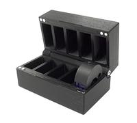 Kube3d Magazine Case Compatible with: BSA & Gamo 10 Shot Magazines - Hard Plastic Protective Cover, Flip Lid Magnetic Box For Air Rifle Storage and Safety (Black, Fits: 10 Magazines)