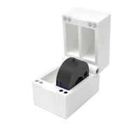 Kube3d Magazine Case Compatible with: BSA & Gamo 10 Shot Magazines - Hard Plastic Protective Cover, Flip Lid Magnetic Box For Air Rifle Storage and Safety (White, Fits: 4 Magazines)