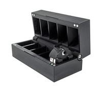 Kube3d Magazine Case Compatible with: Gamo 10 Shot Swarm Magnum (Gen 2 Inertia Fed) Magazines - Hard Plastic Protective Cover, Flip Lid Magnetic Box Air Rifle Storage Safety (Fits: 6 Magazines, Black)