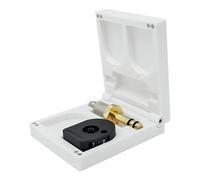 Kube3d Slim Magazine Case Compatible with: BSA & Gamo 10 Shot Magazines & Quick Fill Probe - Hard Plastic Protective Cover, Flip Lid Magnetic Box (White, Fits: 3 Magazines & Fill Probe)