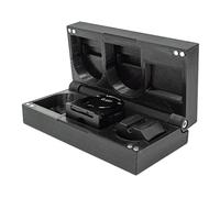 Kube3d Slim Magazine Case Compatible with: Daystate Self-Indexing Magazines and Black Single Shot Tray - Flip Lid Magnetic Box Air Rifle Storage (Black, Fits: 2 Magazines, 1 Black Single Shot Tray)