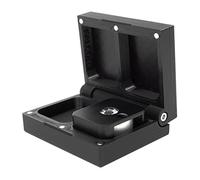 Kube3d Slim Magazine Case Compatible with: Falcon Prairie, FN, RWS LR20 & LR25 Magazines - Hard Plastic Protective Cover, Flip Lid Magnetic Box Rifle (Black, Fits: 2 Magazines)
