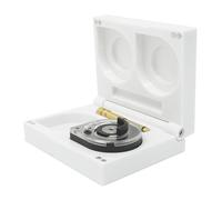 Kube3d Slim Magazine Case Compatible with: FX DRS Magazines & Fill Probe - Hard Plastic Protective Cover, Flip Lid Magnetic Box for Air Rifle Safety (White, Fits: 2 Magazines & Fill Probe)