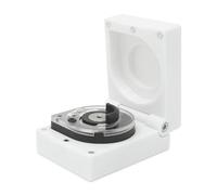 Kube3d Slim Magazine Case Compatible with: FX DRS Magazines - Hard Plastic Protective Cover, Flip Lid Magnetic Box for Air Rifle Safety (White, Fits: 2 Magazines)