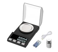 KUBEI Rechargeable Digital Milligrams Scale 100g x 0.001g, High Precision Jewelry Scale, Reloading Professional Mini Digital Pocket Scale, Portable Kitchen Scale Weight Grams and Oz